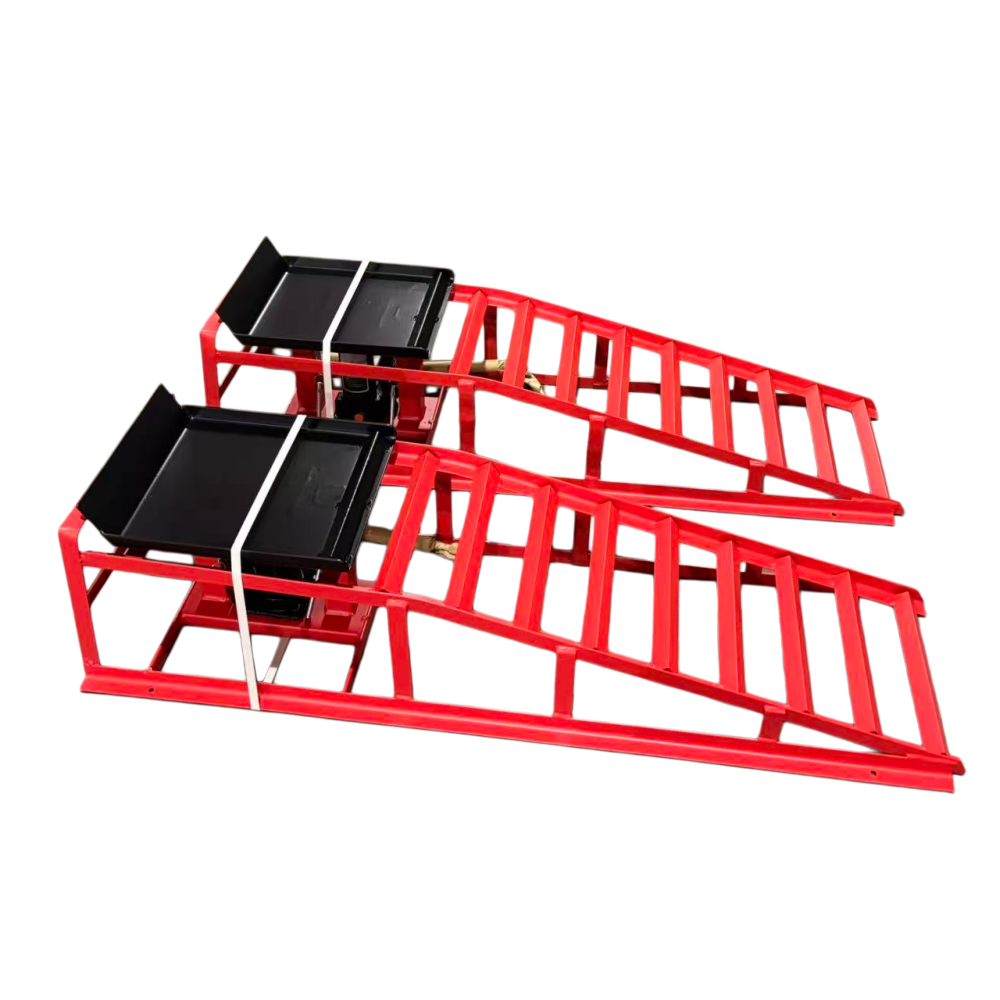 Car Truck Service Ramps Lifts Hydraulic Pump Ramp Heavy Duty Hydraulic Lift For Vehicle Repairs And Servicing