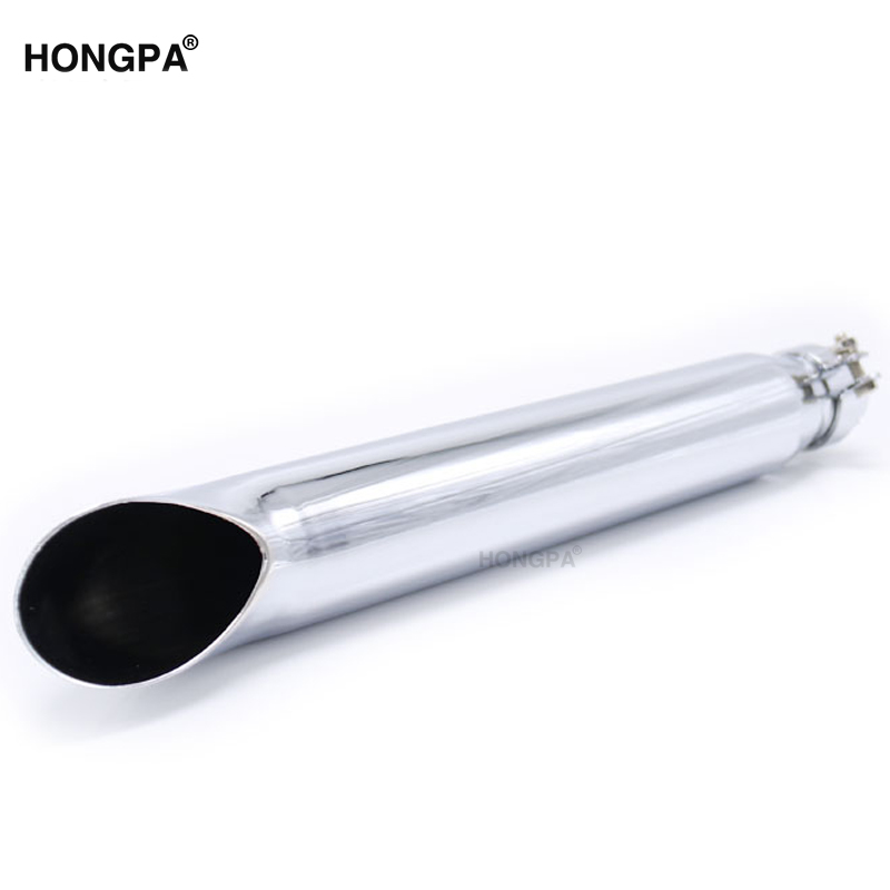 Motorcycle Exhaust System Parts Stainless Iron Modified Exhaust Pipe Muffler for Cafe Racer