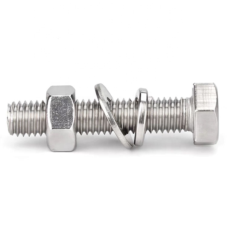 Manufacturing Wholesale Price All Kinds Of Stainless Steel Hexagon Bolts And Nuts Screw Washers Metric