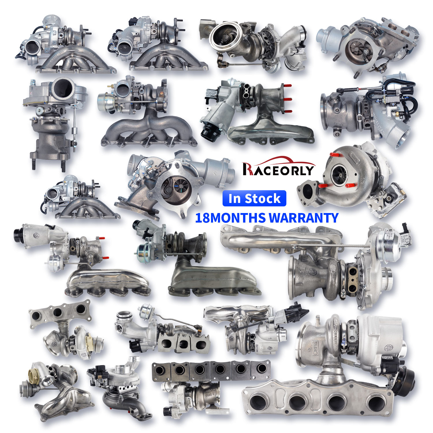 China Performance Auto Engine Parts Universal Turbocharger 06H145702T for Audi Vw Q52.0T B82.0T Turbo Kit Spare Parts