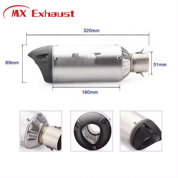 MX Exhaust High Performance Motorcycle Exhaust System Advanced Moto Parts Exhaust Pipe Muffler