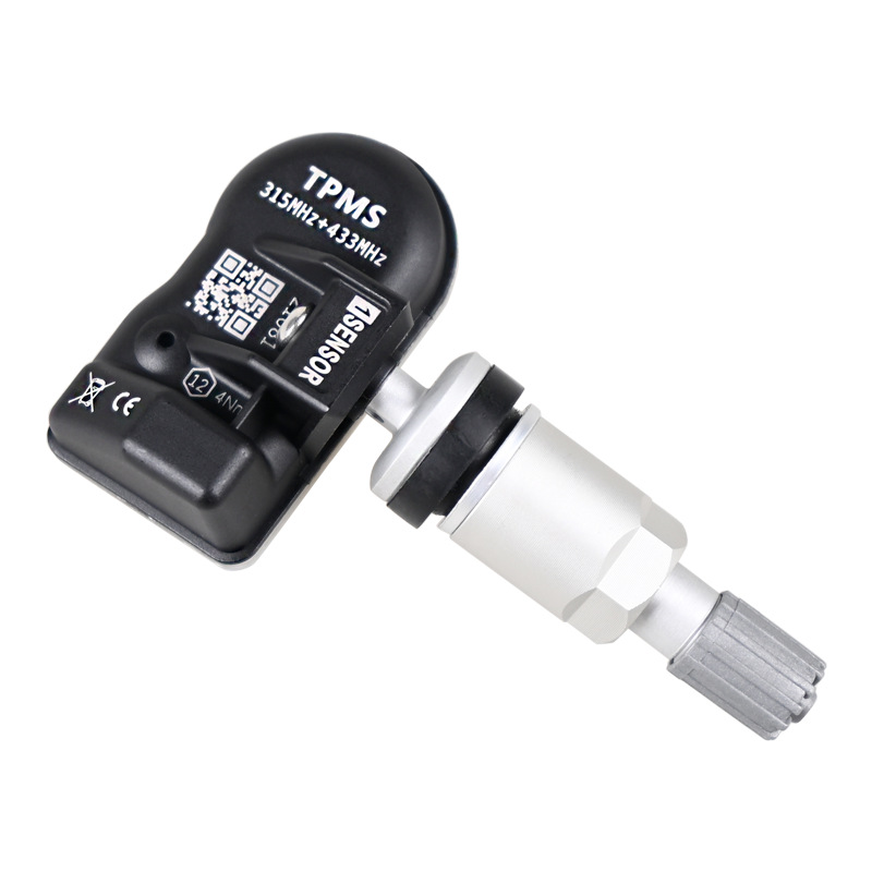 Tpms Sensor Programmable Universal TPMS Sensor 315MHz/433MHz Rubber Section Metal Section