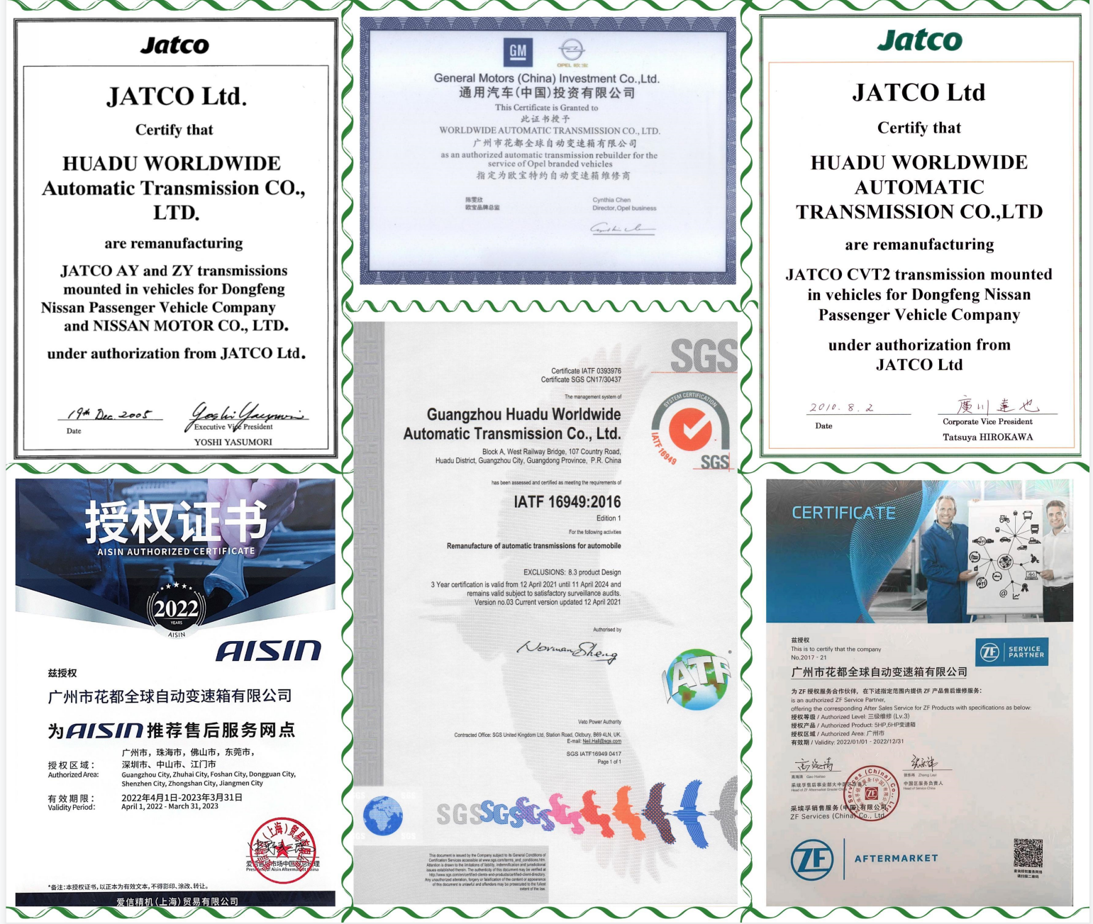 Certification Certificate