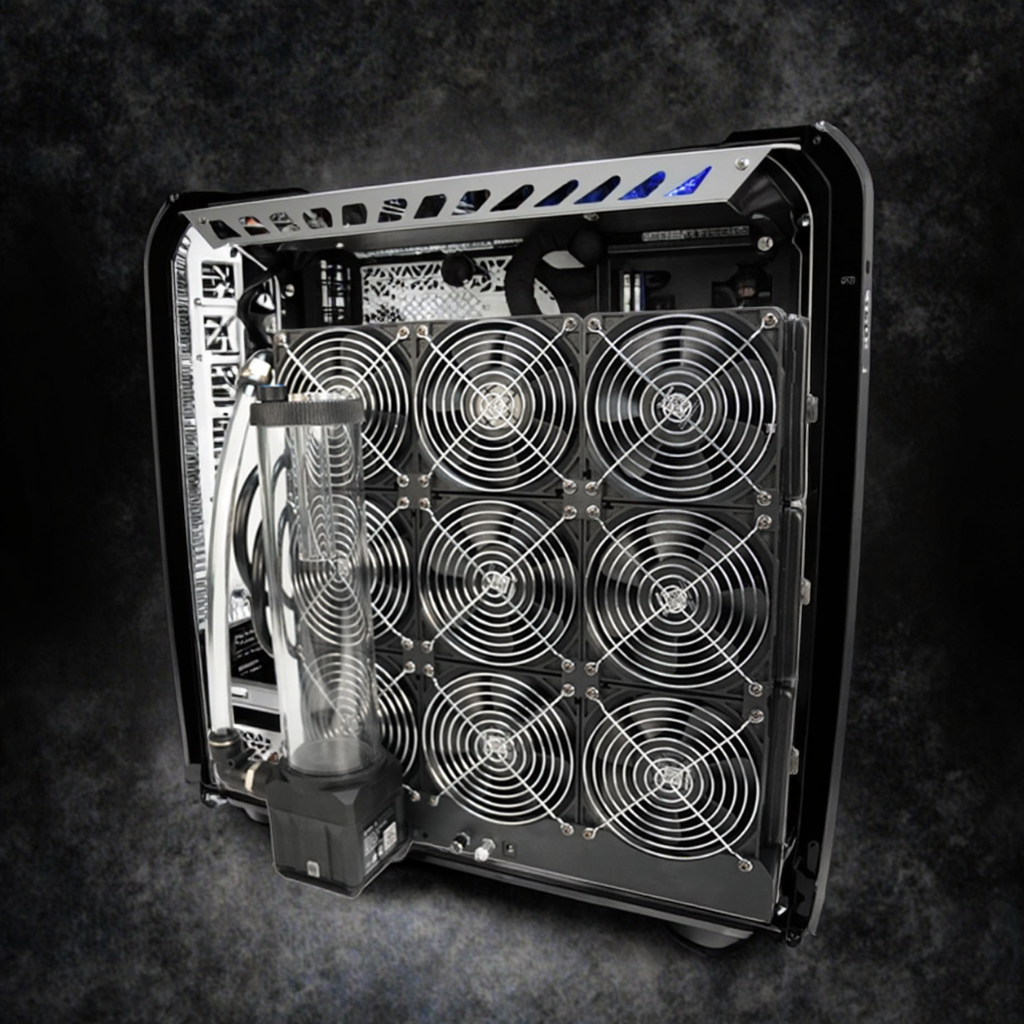 OCOCOO FC700-A360D-3 Dual Row 360 RGB Aluminum Water Cooling Heat Sinks Extreme DIY Computer CPU Car Server Fans Computer Case