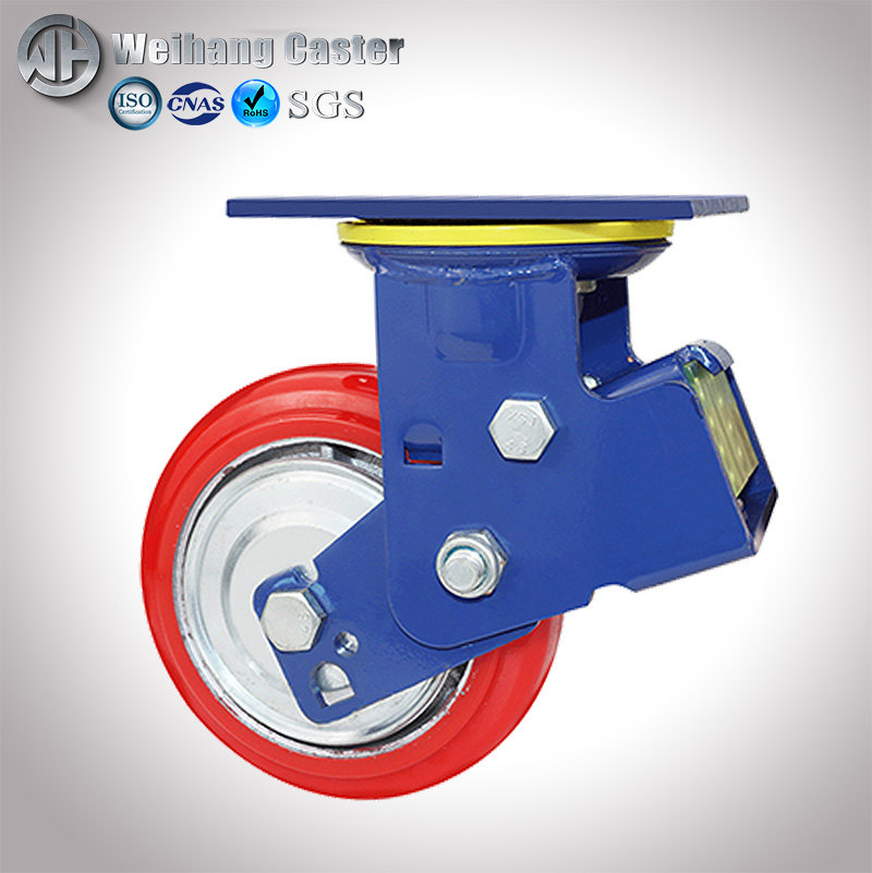 Heavy Duty 4/5/6/8 400kg Load Super Heavy Duty Iron Core PU Spring Shock Absorber From Factory Supplier OEM Caster Wheel