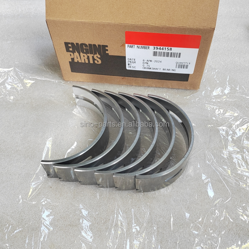 China High Quality 6CT Diesel Engine Spare Parts 3944158 3916840 3901630 Crankshaft Bearing