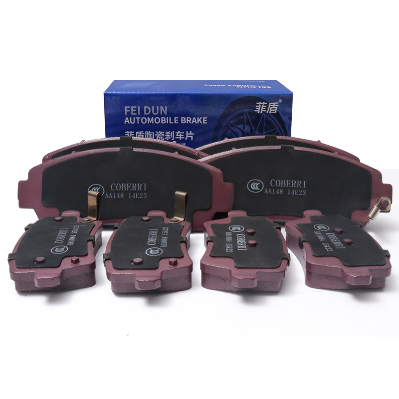 Feidun Brand Wholesale New Ceramic Formula Noiseless Auto Brake System Parts Car Brake Pads for nissan Fuga
