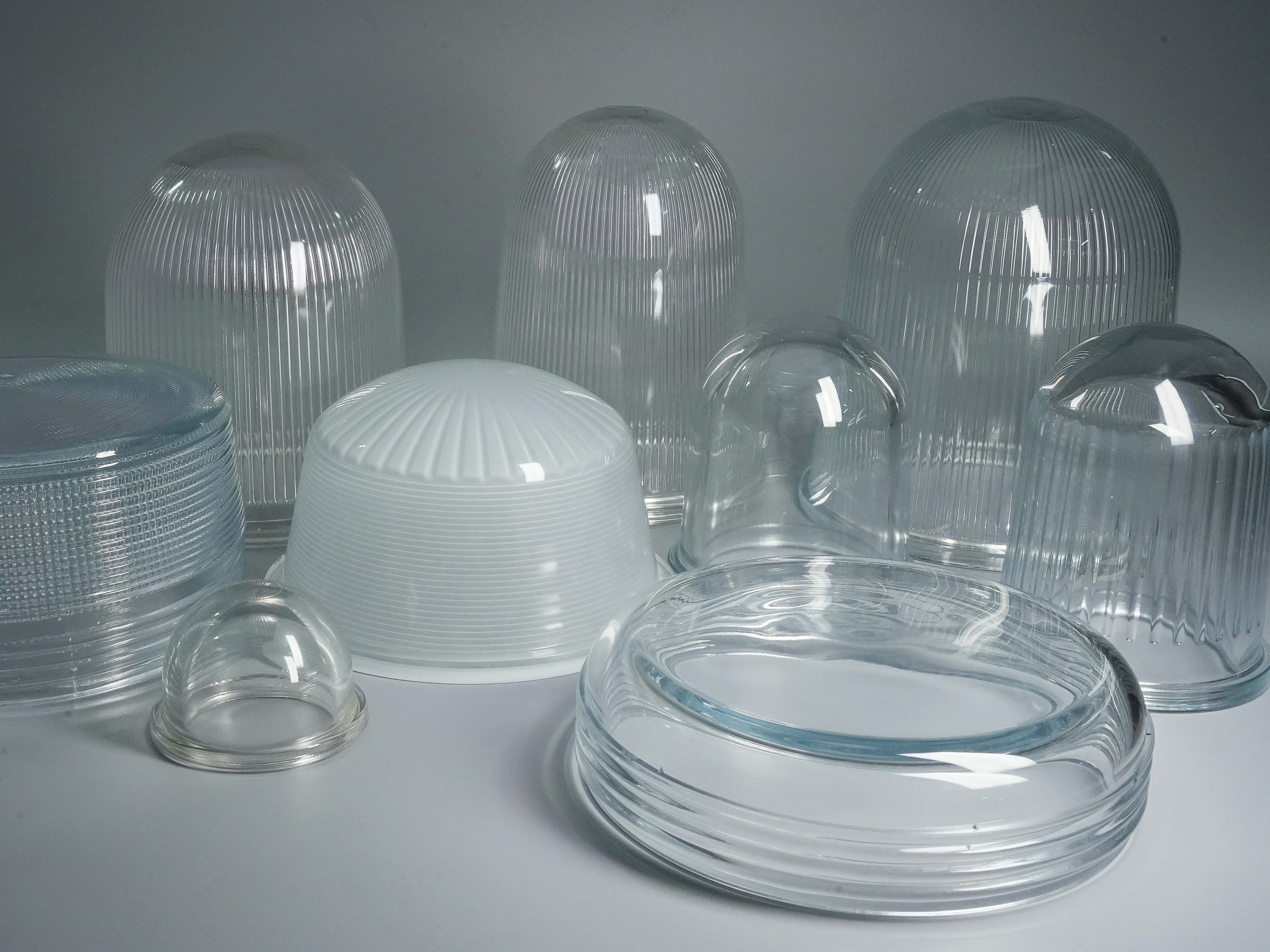 Transparent Explosion-proof Glass Shade, High Light Transmittance, Industrial Workshop Lighting