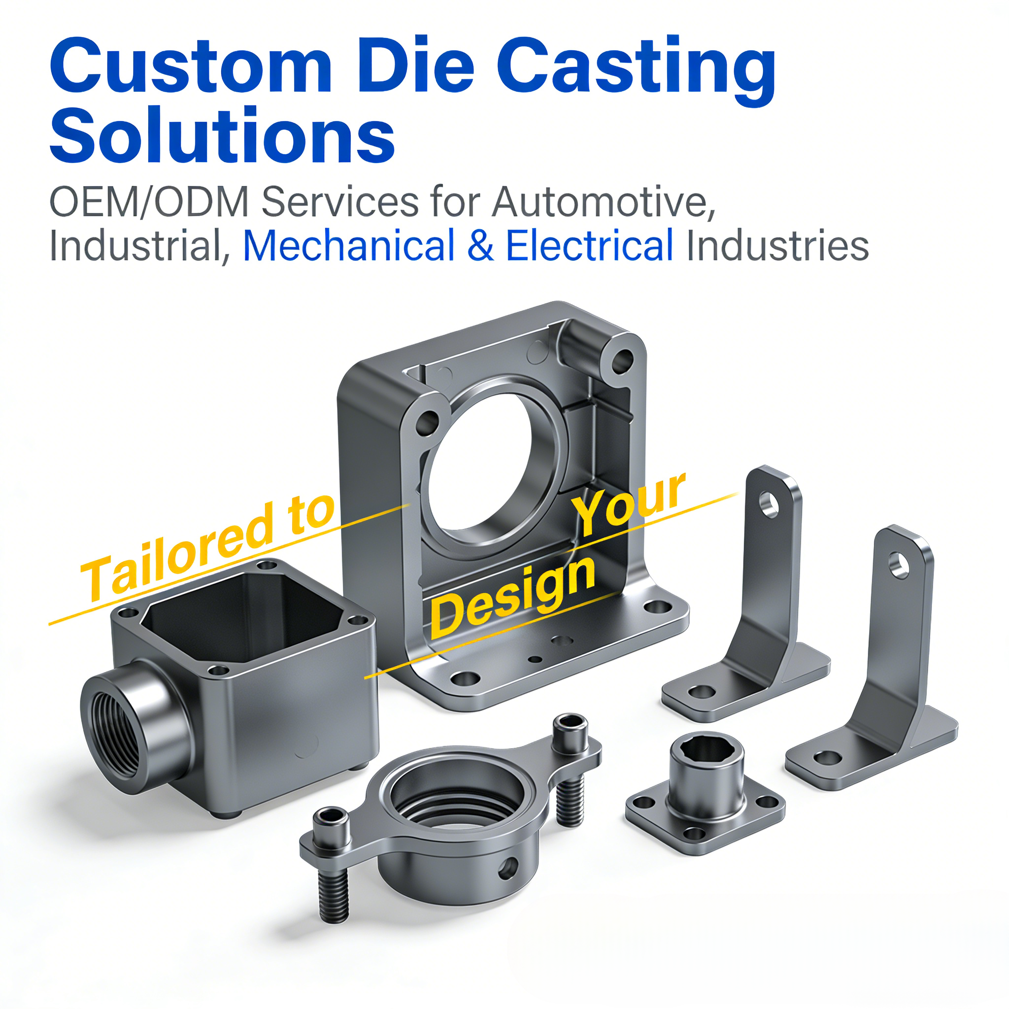 Heavy Duty Equipment Cast Metal Parts Cooling System Fluid Line Kit