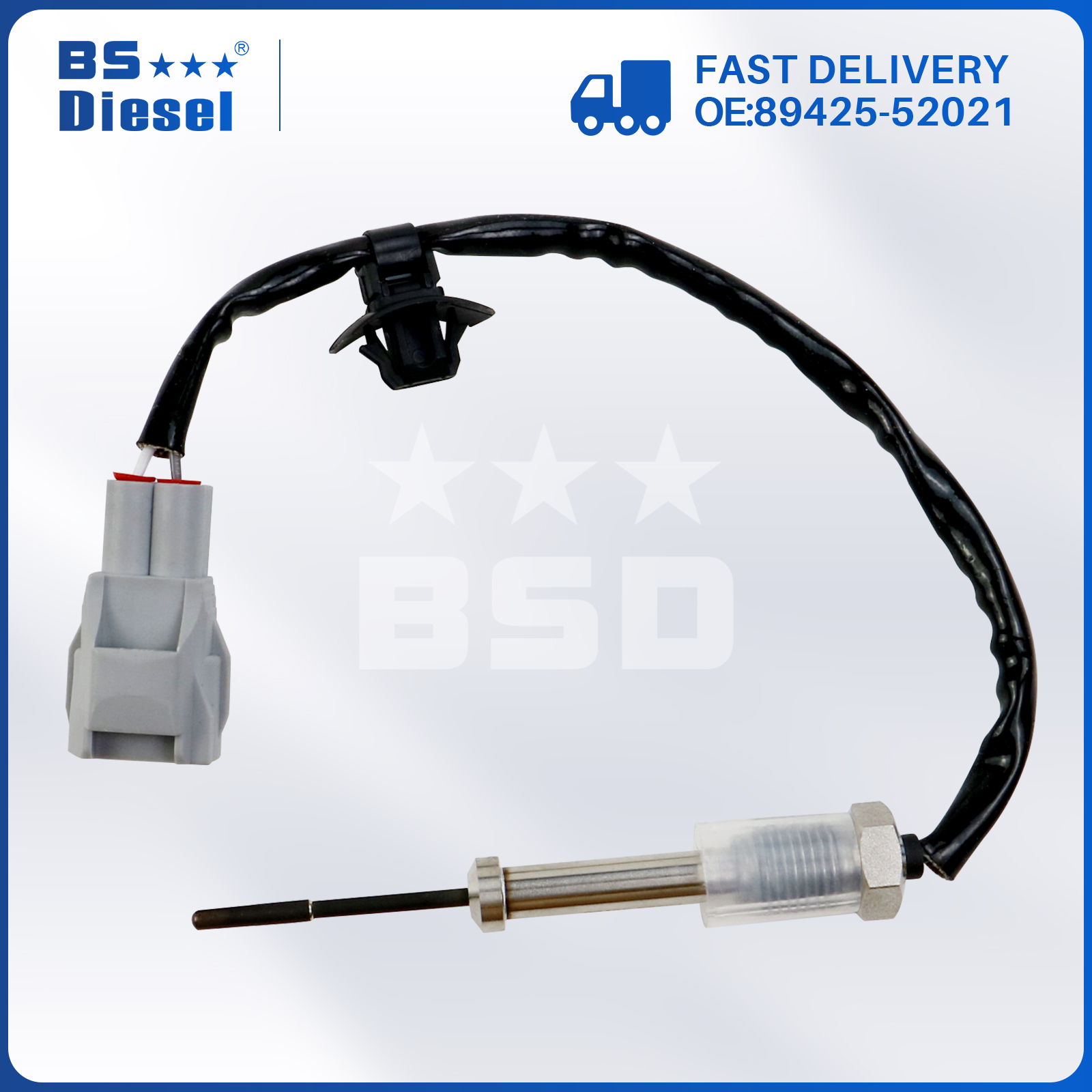 Auto Part Car Accessories Auto Sensors Exhaust Gas Temperature Sensor 8942552021 EGT Sensor 89425-52021 for Toyota Parts