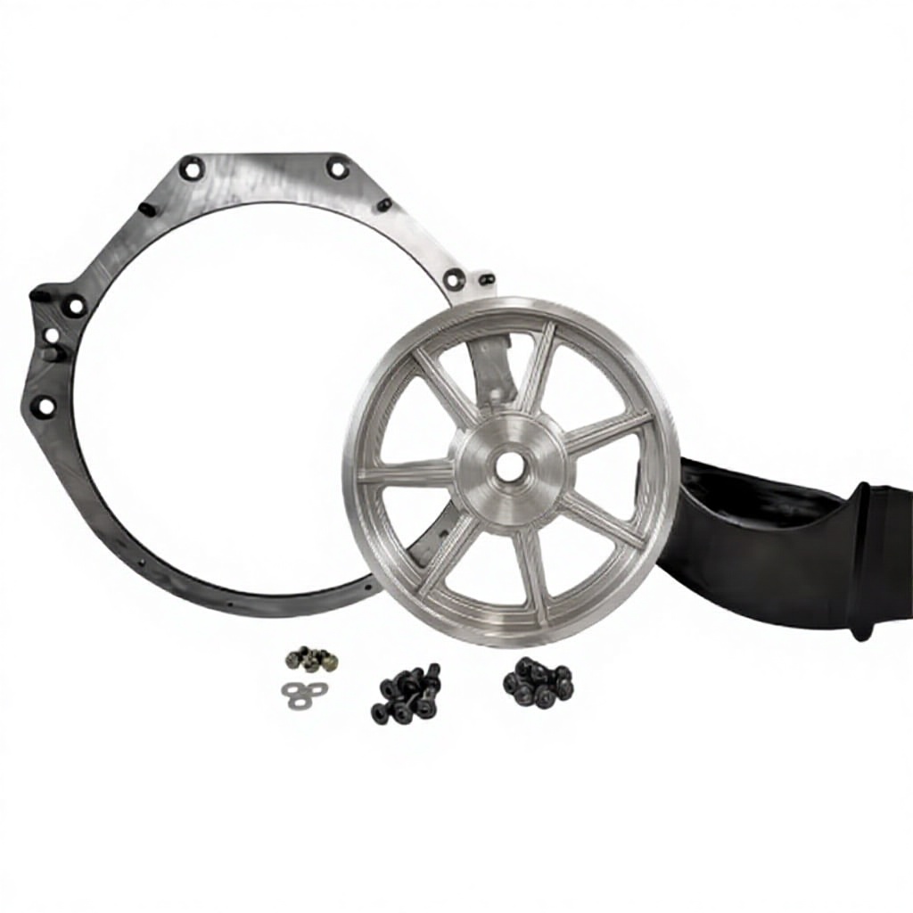 CNC Machining Part Manufacture Engine Swap Kit Transaxle Adapter Plate Custom Designed Transmission Connecting Adapter Plate