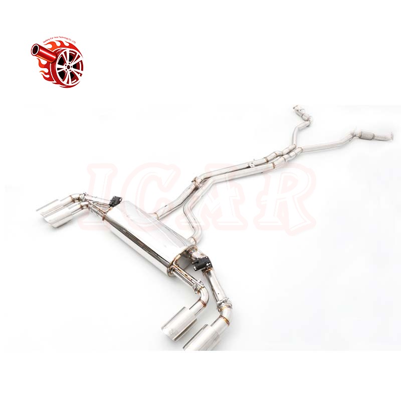 Audi SQ5 3.0T Performance Exhaust Catback in Stainless Steel with Muffler Valves Auto Parts Exhaust Pipes System