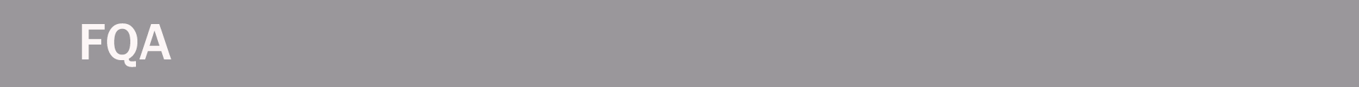 FAQ Banner