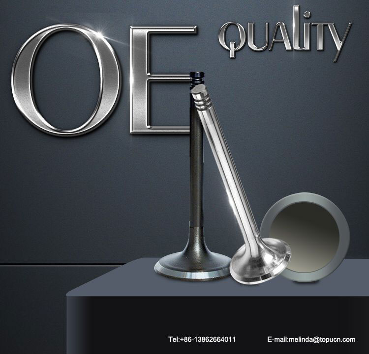 Customized Performance Racing Gold Titanium Coated Intake Exhaust Engine Valve