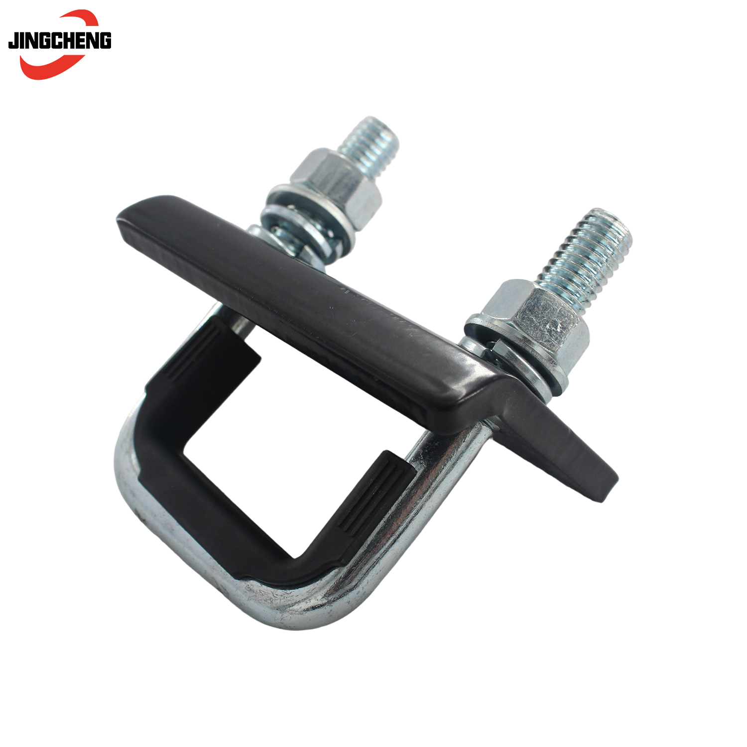 Hitch Tightener Anti-Rattle Clamp, Hitch Stabilizer, Rubber Isolator and Anti-Rust Double Coating Protective, Black