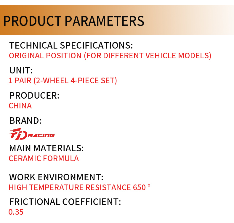 Wholesale New Ceramic Formula Noiseless Auto Brake System Parts Car Brake Pads for nissan Fuga