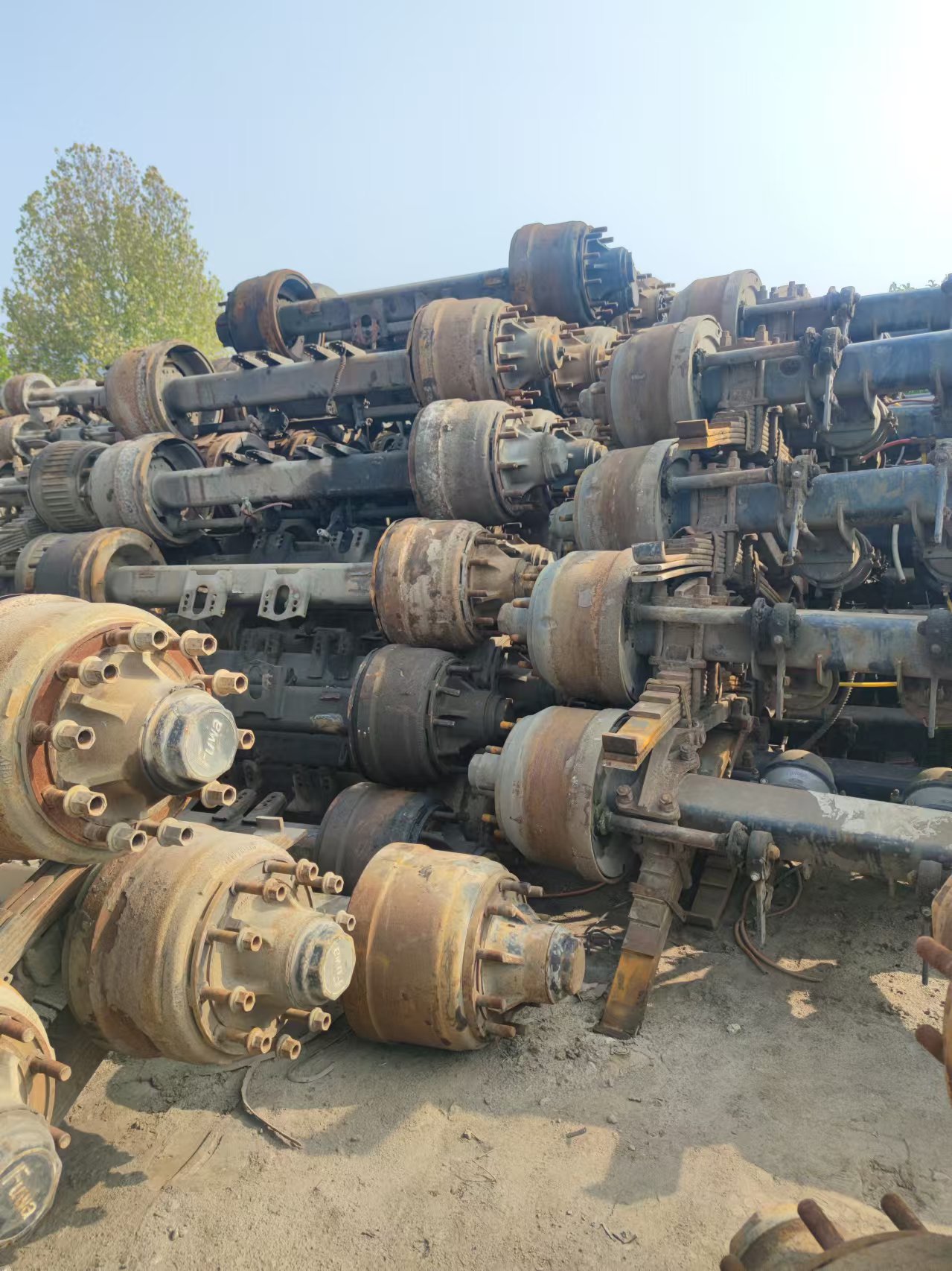 Wholesale Second Hand Axle Assembly For Trailer And Truck High Quality Used Parts From China Factory