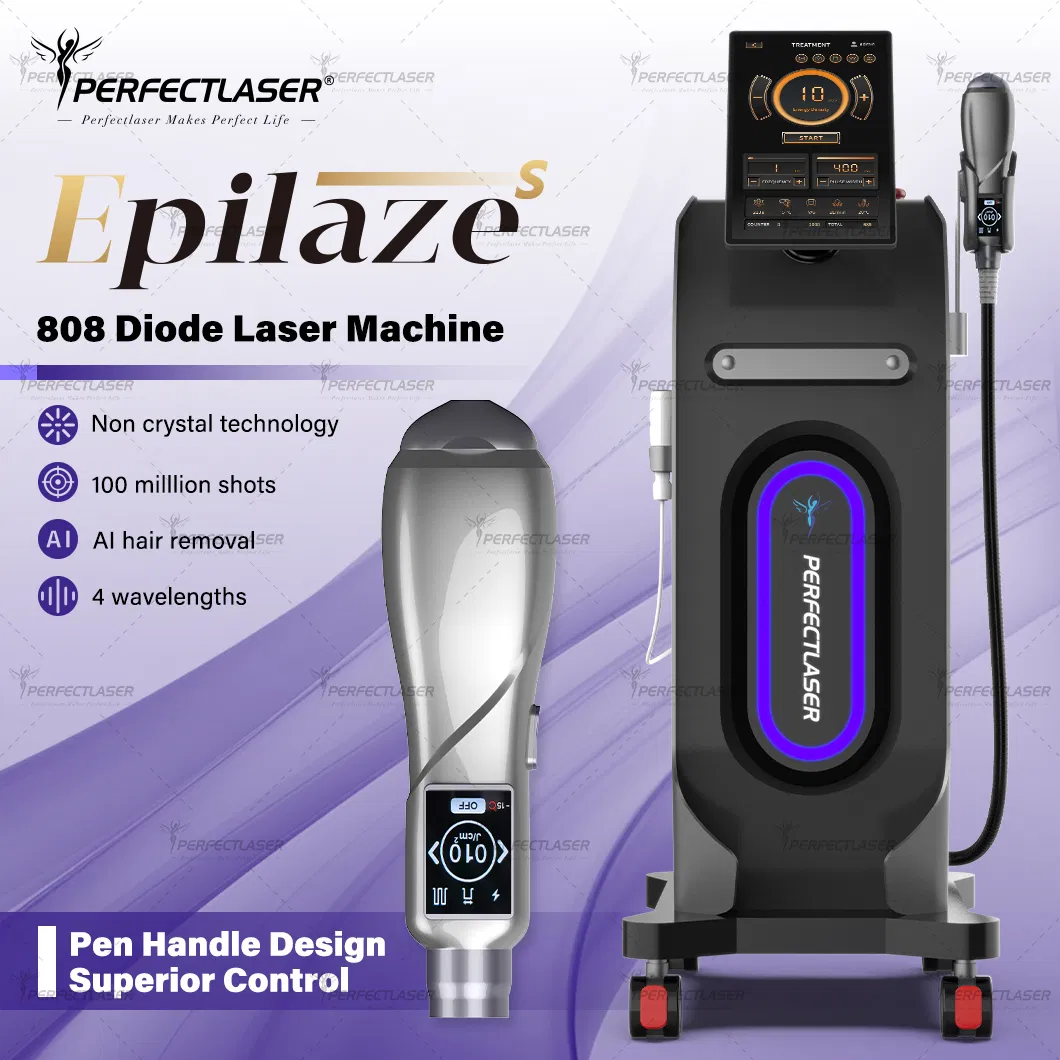 Ice Titanium Diode Laser Painless Hair Removal Price 808nm New Technology Compressor Refrigeration Device