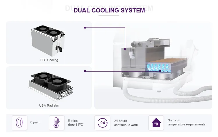 High Power 808 Diode Laser Ice Cooling Fast Hair Removal Device