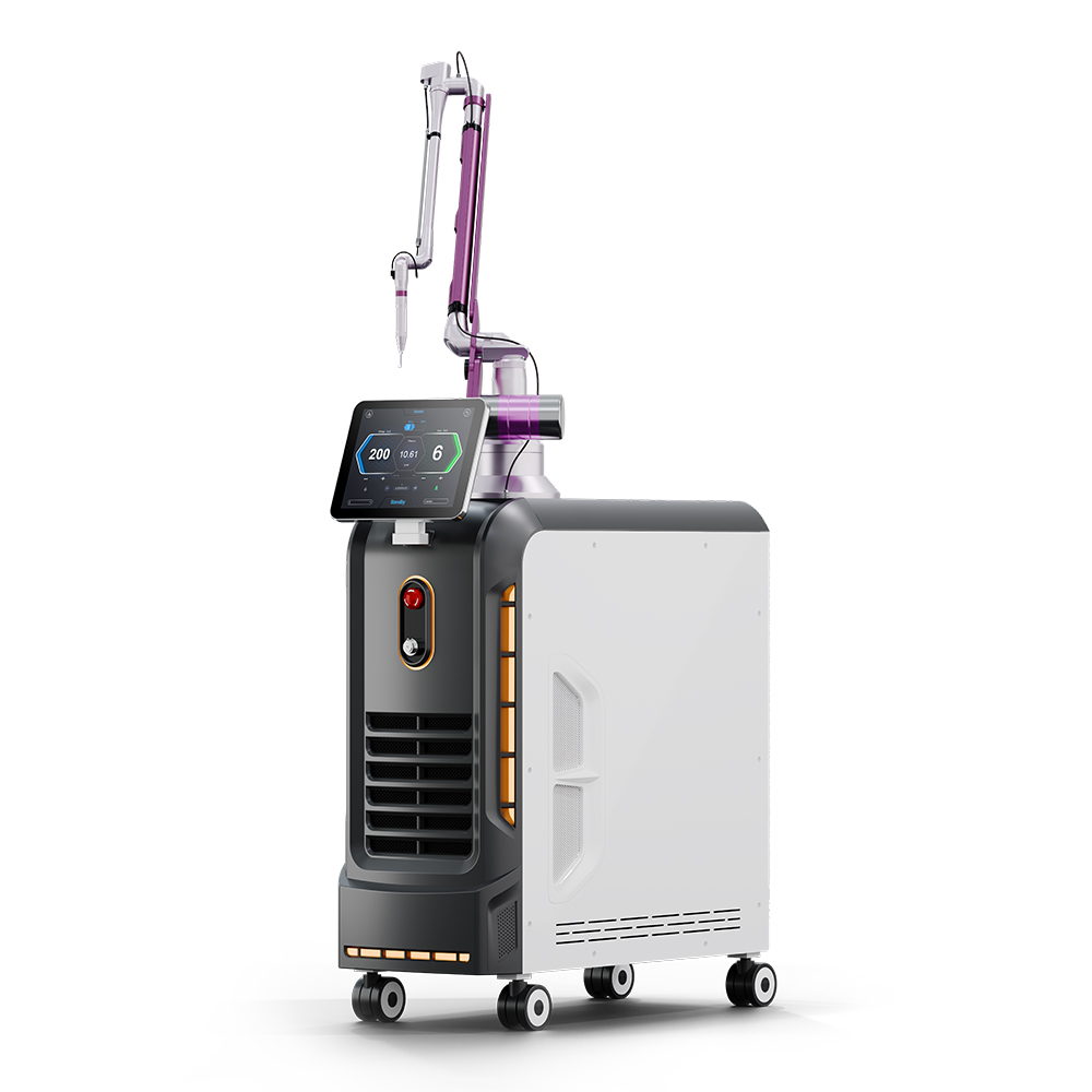 2024 Korea Factory Price Q Switched Nd Yag Picosecond Laser Tattoo Removal Machine 1064 532 755 650 585 Picocare 450PS