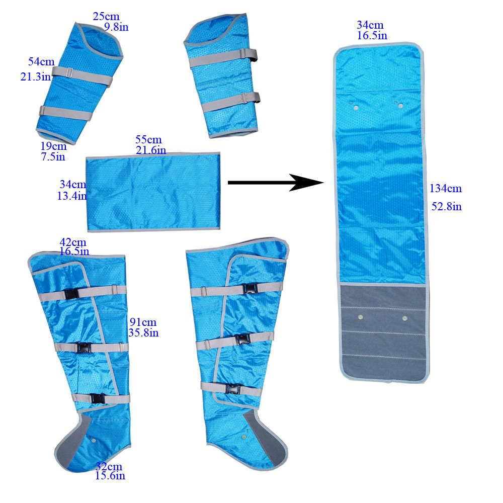 Portable Muscle Relax Lymphatic Drainage and Body Slimming Full Body Suit Pressotherapy Machine