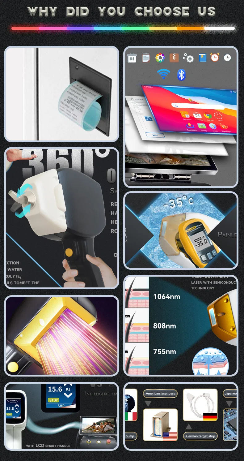 Diode Laser Hair Removal Device Features