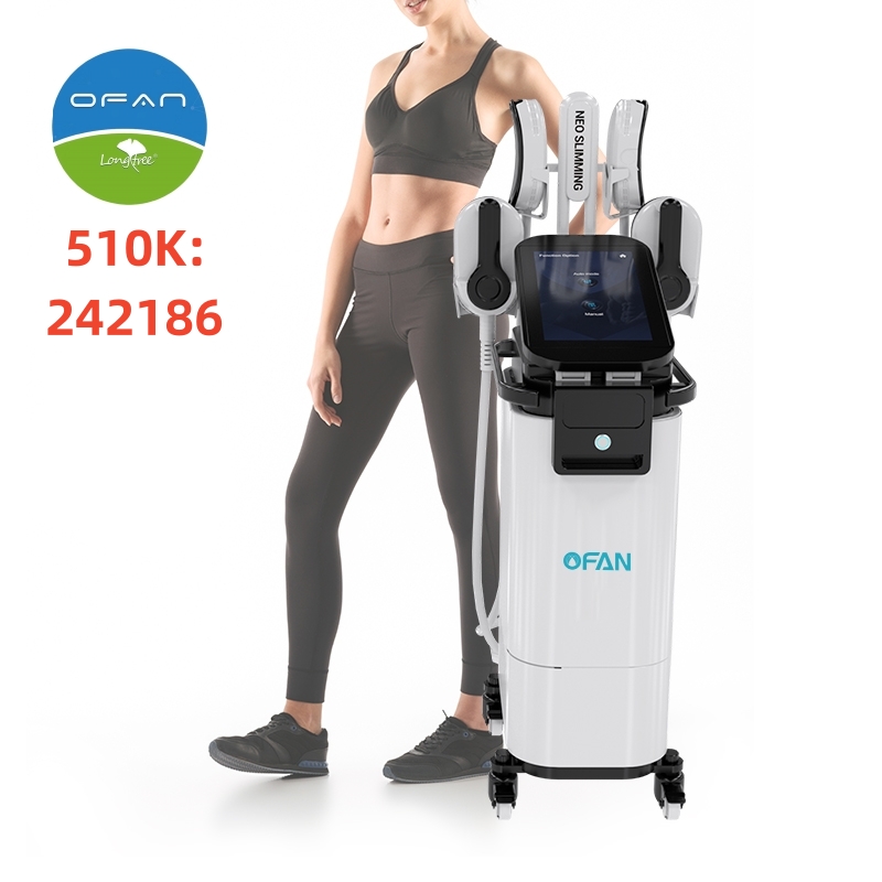 510k OFAN 4 Handles Neo Tesla Stimulation Muscle Building Electromagnetic Body Sculpting Machine