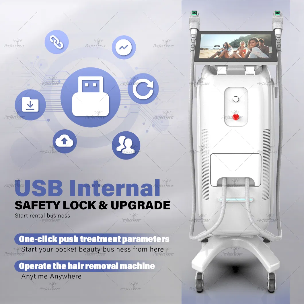 Customizable Ice Diode Laser 808nm Hair Removal Beauty Device