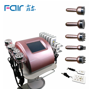Stock in Overseas Warehouses 6 in 1 Multifunctional 40k or 80k Vacuum Cavitation System RF Lipo Laser Weight Loss Machine