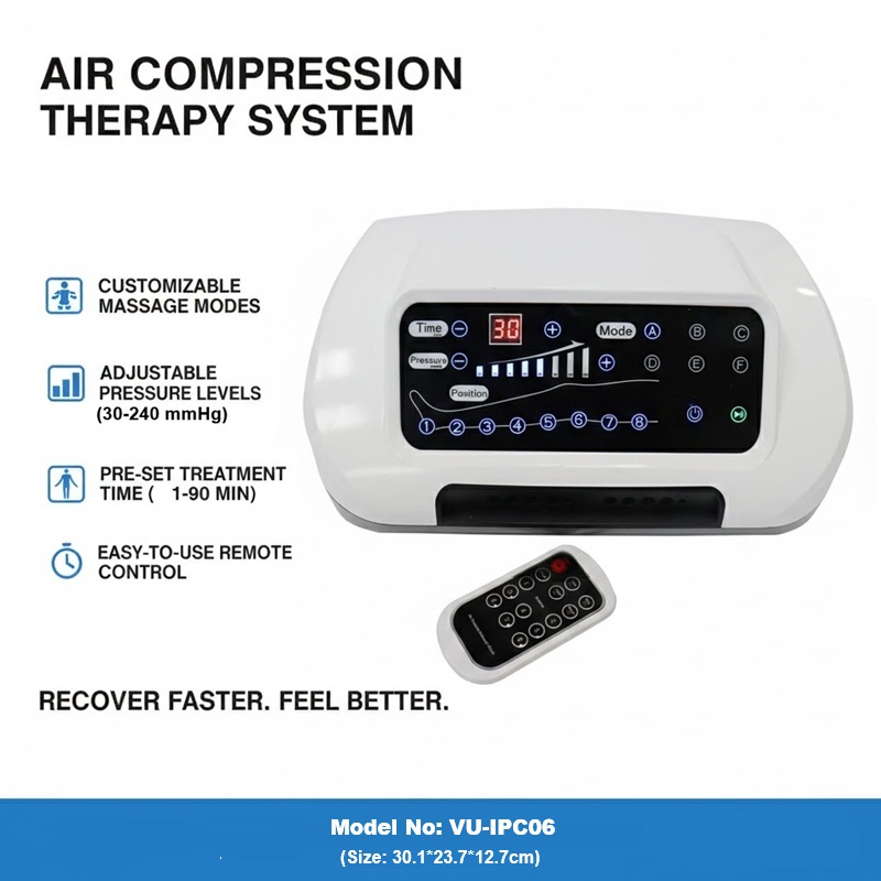 Physiotherapy Equipment and Supplies Professional Pressotherapy Suit Full Body Air Compression Massager for Lymphatic Drainage