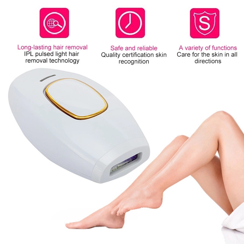 Wireless Diode Laser IPL Hair Removal Device Safe Permanent Hair Reduction System