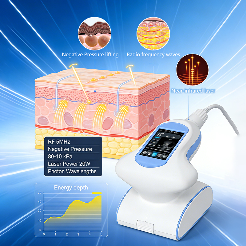 Manufacturer Vacuum Roller Machine Body Shaping Slimming Lymphatic Drainage Cellulite Reduction Fat Removal for Salons