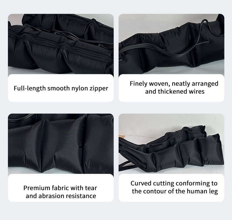Portable Lymphatic Drainage Air Pressure Compression Relax Presoterapia Leg Massager for Sports Recovery