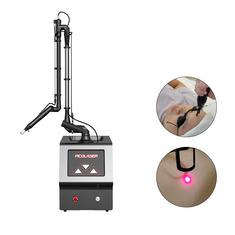 Portable Picosecond Laser Tattoo Removal Pigment Removal Q Switched ND YAG Laser Carbon Peel Machine