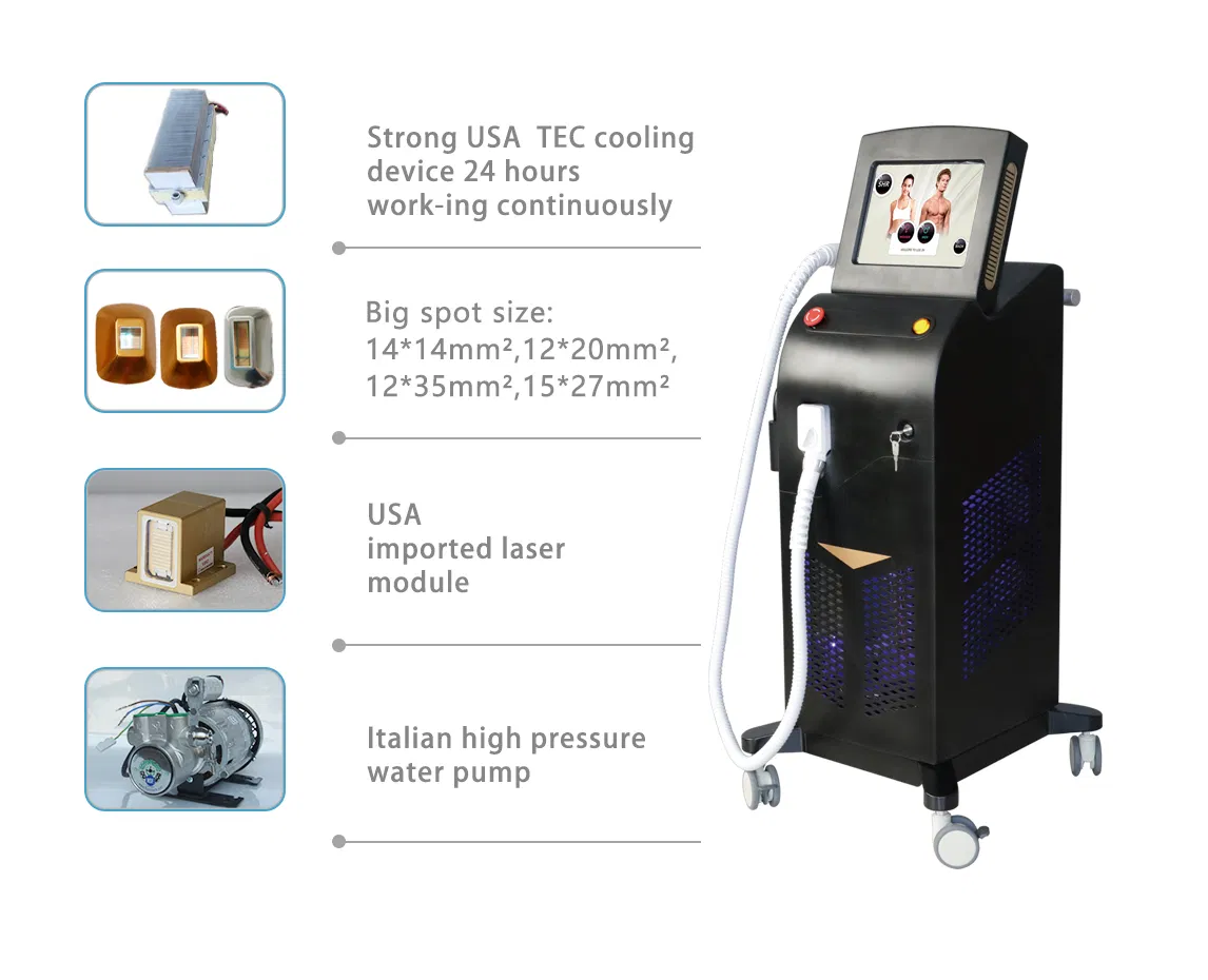 Diode Laser Ice Platinum 755/808/1064 Diode Laser Hair Removal Device