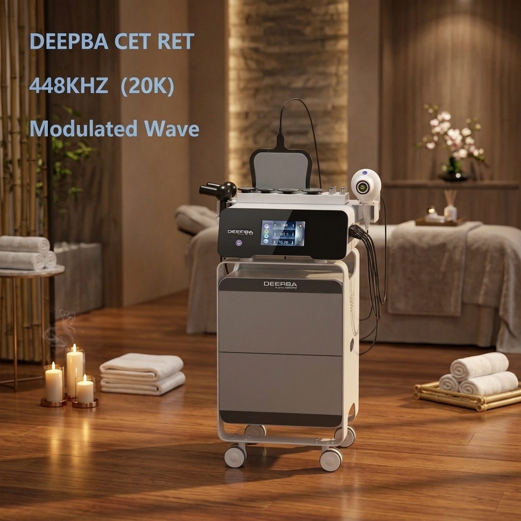 Portable Tecar Therapy 448khz 4 in 1 Ret Cet Tecar Vet Physical Therapy Pain Relief Weight Loss Tecar Physiotherapy Machine