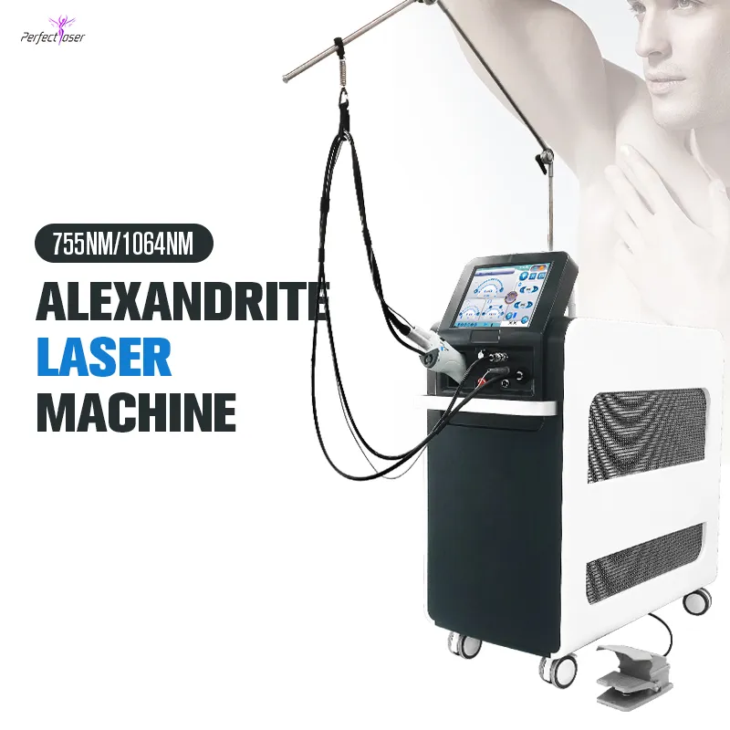 Safe Effective Diode Ice Laser Triple Wave Hair Removal Beauty Device