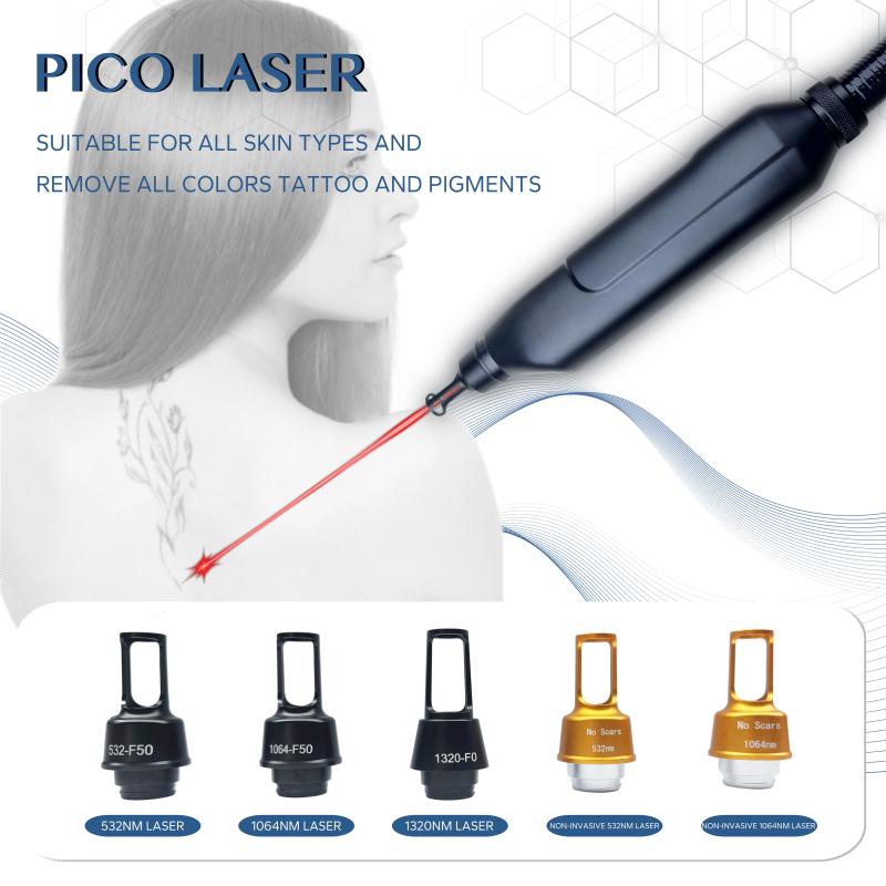 2 in 1 808 Diode Pico Laser Nd Yag Picosecond Laser Tattoo Removal and 808nm Diode Laser Hair Removal Machine