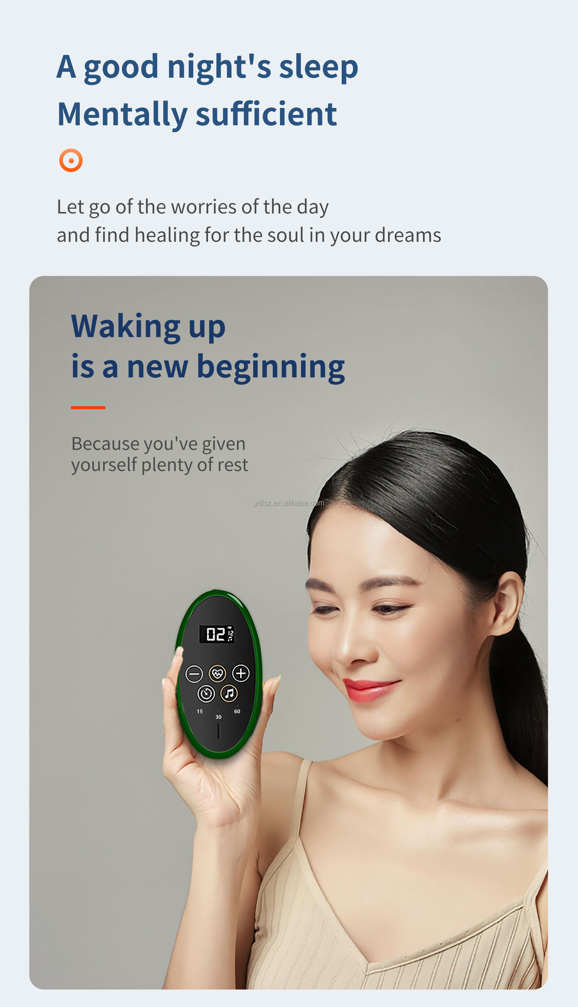 Electrotherapy Stimulator Sleep Aid Machine CES Therapy Device for Stress/Anxiety/Insomnia/Migraine/Relaxation