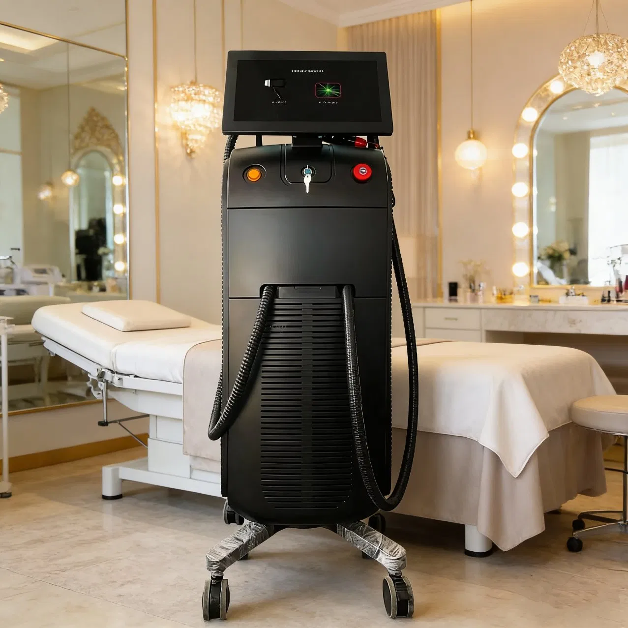 Diode Laser &amp; ND YAG Laser Beauty Device for Hair/ Tattoo Removal