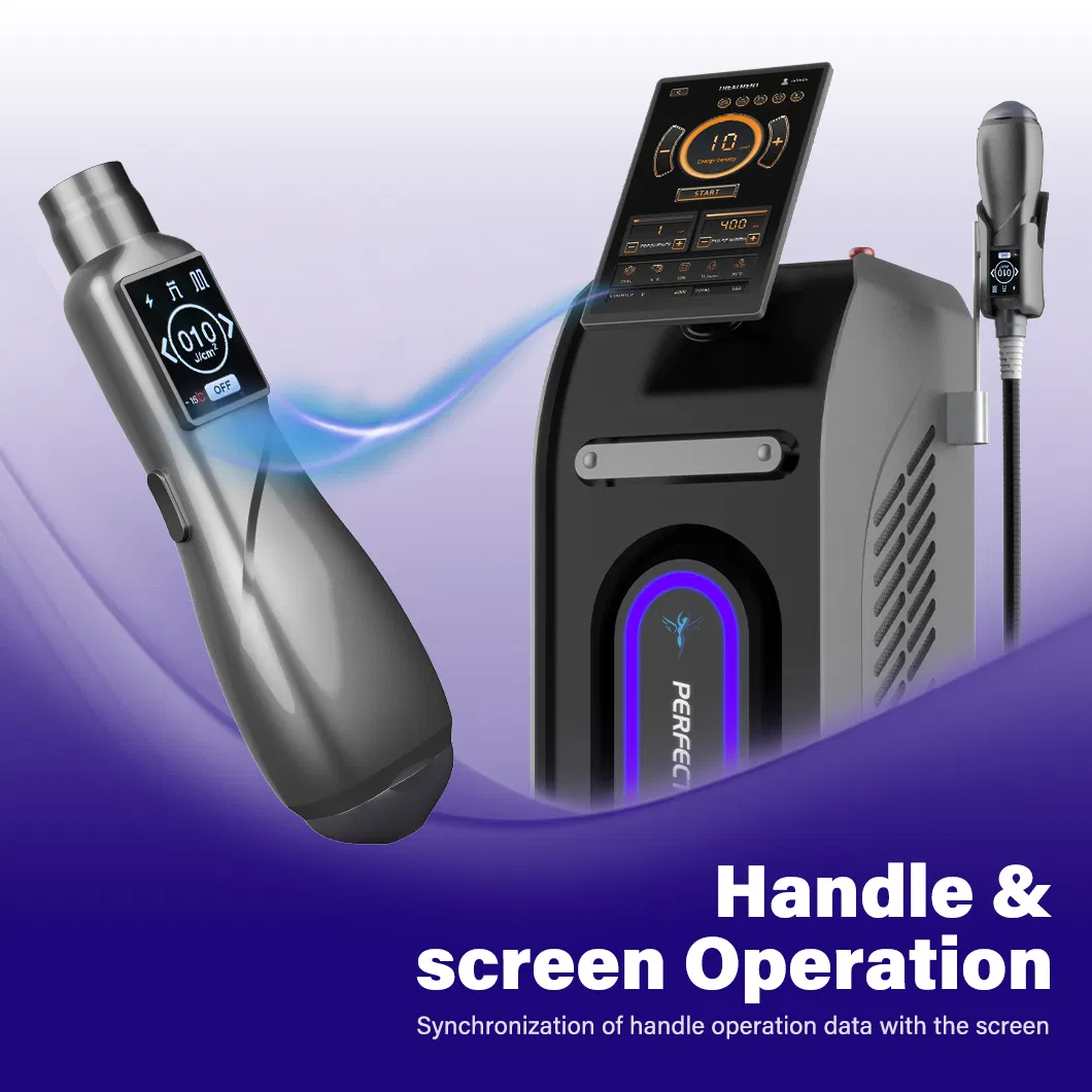 Ice Titanium Diode Laser Painless Hair Removal Price 808nm New Technology Compressor Refrigeration Device
