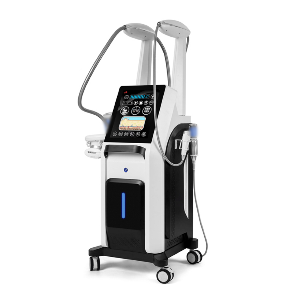Vertical Vacuum Roller Therapy Lymphatic Drainage Massage Face Butt Lifting Body Slimming Inner Ball Roller Machine