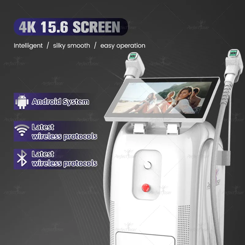 Safe Effective Diode Ice Laser Triple Wave Hair Removal Beauty Device