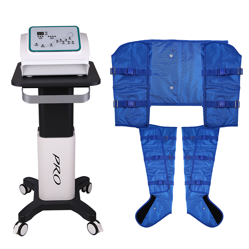 E-Full Body Lymphatic Drainage Pressotherapy Machine for Beauty Salons-Desktop ABS &amp; Stainless Steel Drainage Lymphatic