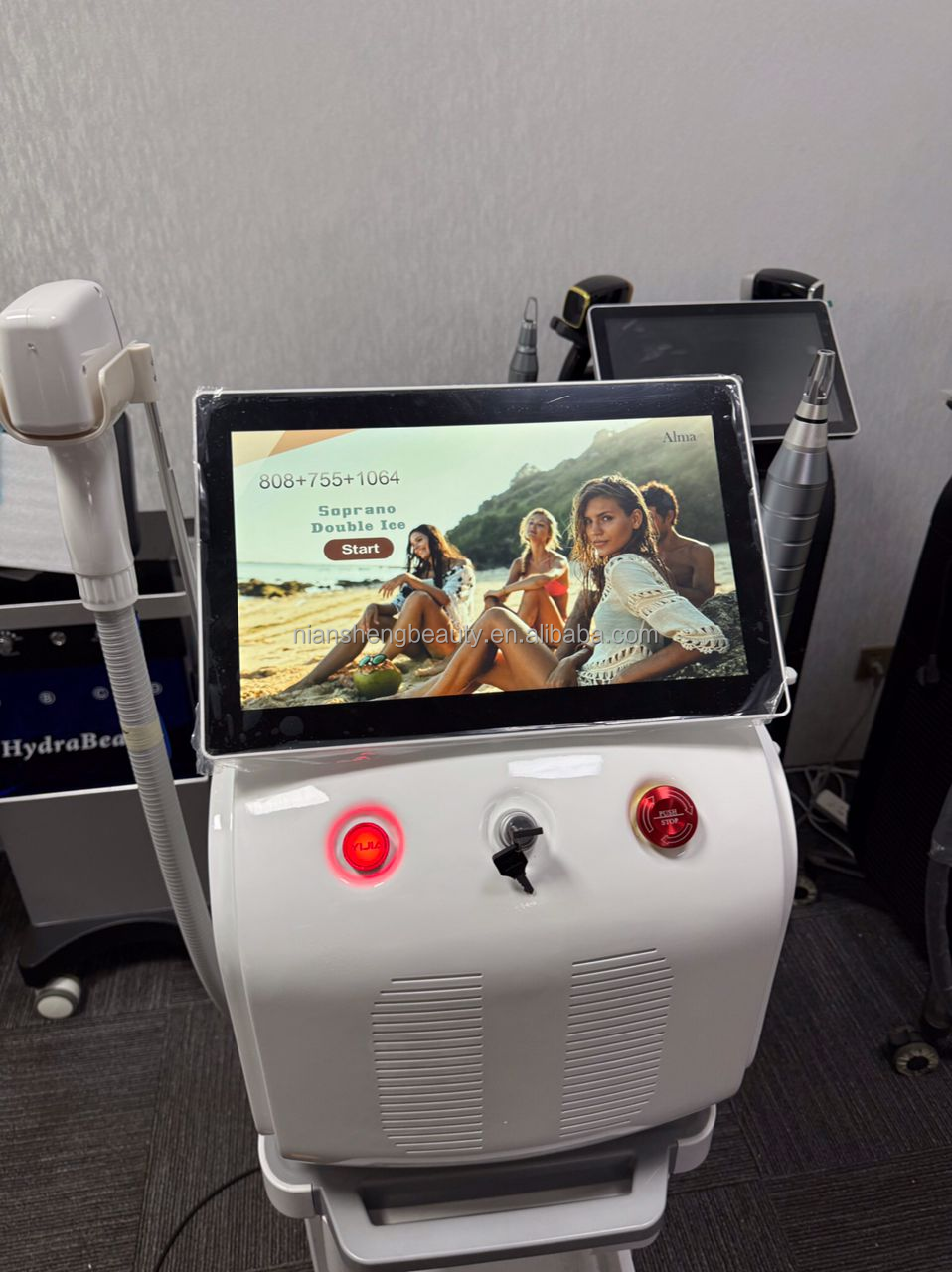 Free Shipping 2 in 1 Portable Laser Hair Removal and Tattoo Removal Machine Picosecond 808nm Depilacion Laser