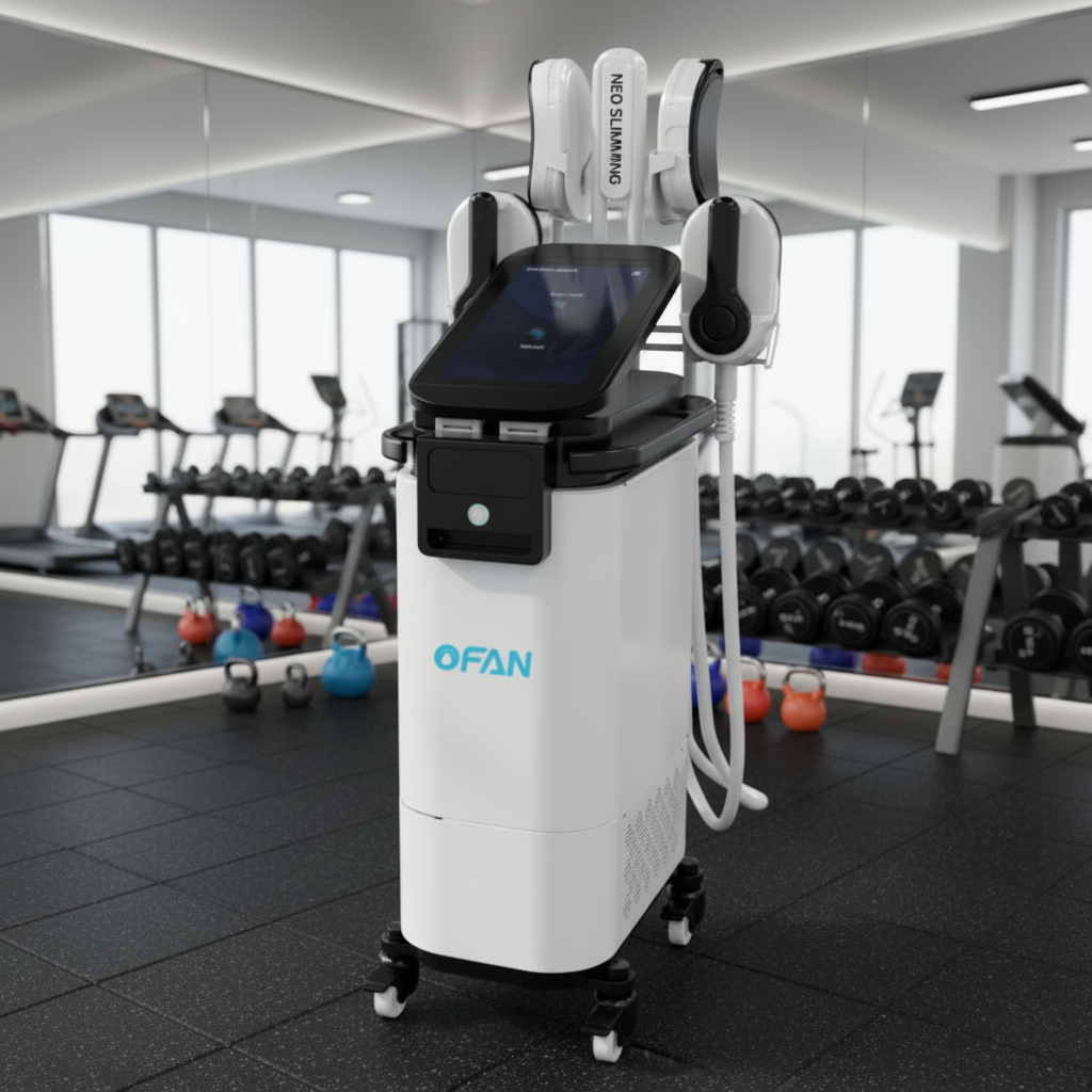510k OFAN 4 Handles Neo Tesla Stimulation Muscle Building Electromagnetic Body Sculpting Machine