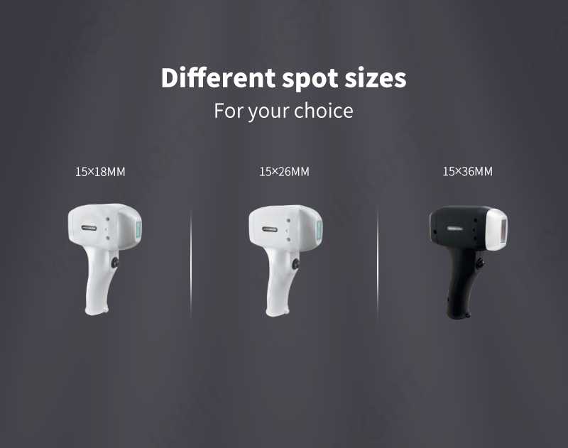 3 Waves Vertical Mini Diode Laser Hair Removal Device