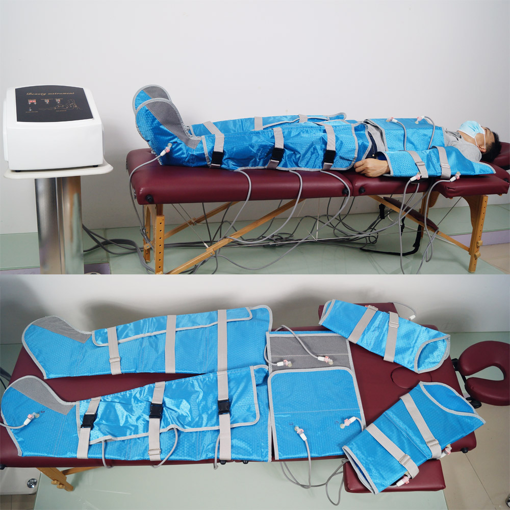 Portable Muscle Relax Lymphatic Drainage and Body Slimming Full Body Suit Pressotherapy Machine