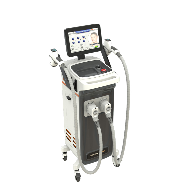 Multi Color Selection Vertical Tech Newest Vertical Double Handles 2000W Diode Laser Full Body Hair Removal Machine 755nm 808nm 1064nm Diode Laser Device