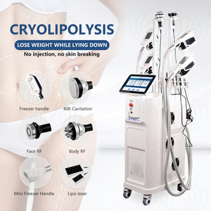 360 Cool Standing Cryo Weight Loss Fat Removal EMS Sculpting Machine with 4-Handle Cryolipolysis Slimming System